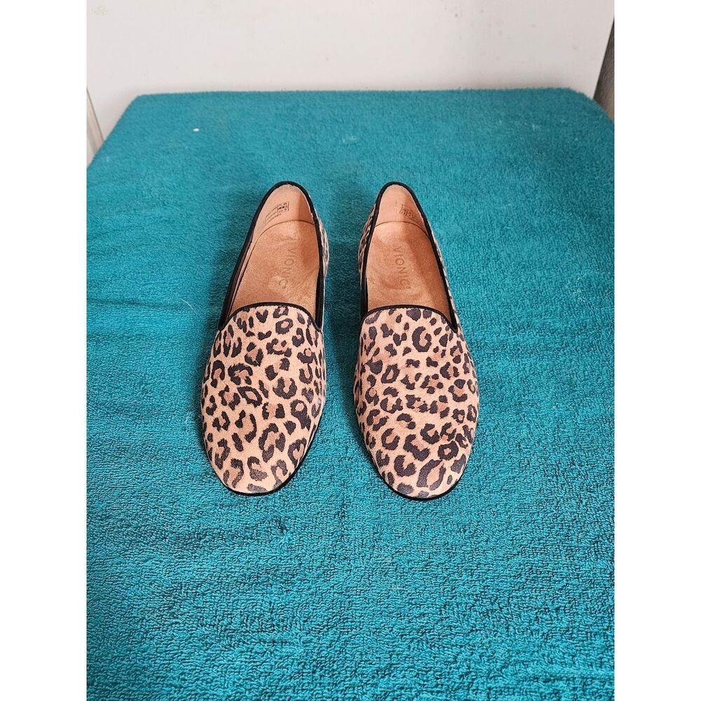 Vionic Willa II Loafer in Toffee Leopard Size 6.5 Medium